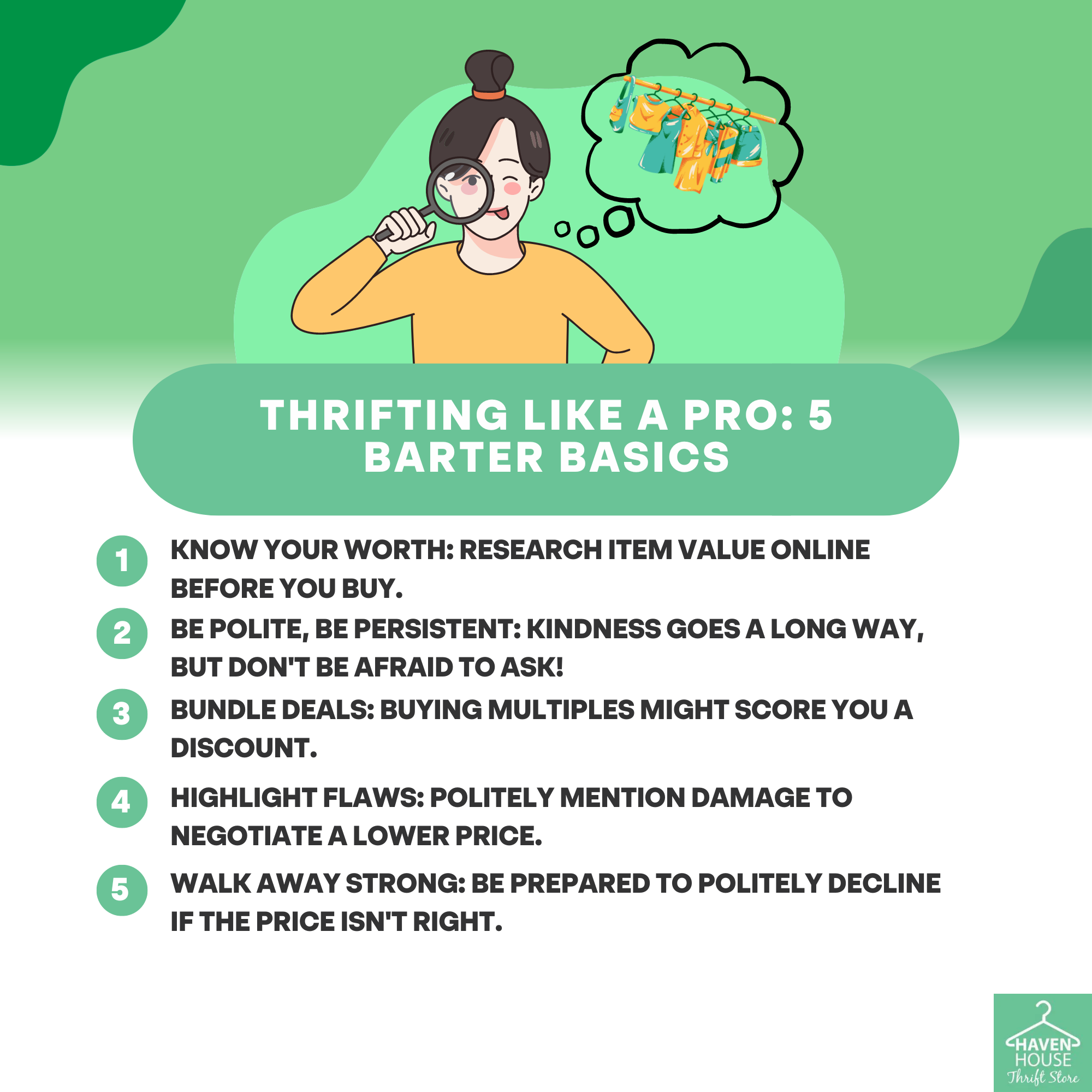 Thrift Like a Pro Secret Tips to Slash Prices Haven House Thrift